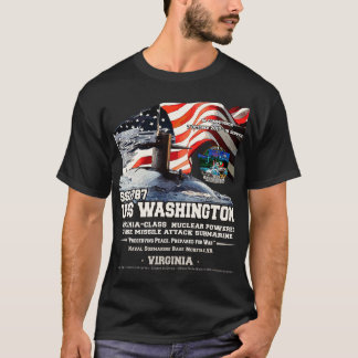 USS Washington SSN787 Onderzeebootveteranen T-shirt
