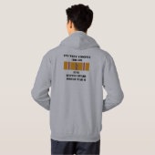 USS WEST VIRGINIA (BB-48) HOODIE (Achterkant volledig)