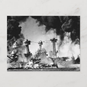 USS West Virginia op Pearl Harbour Briefkaart