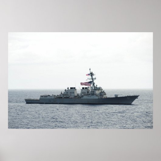 USS Winston S. Churchill (DDG 81) Poster (Voorkant)