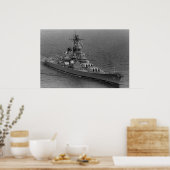 USS Wisconsin (BB-64) Poster (Keuken)