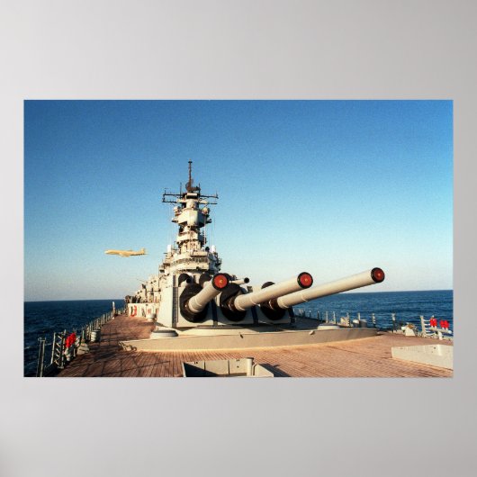 USS Wisconsin (BB-64) Poster (Voorkant)