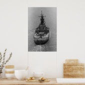 USS Wisconsin (BB-64) Poster (Keuken)