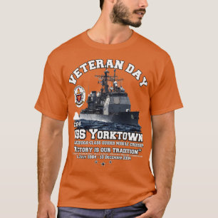 USS Yorktown CG48 US Navy Veterans T-shirt
