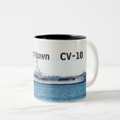 USS Yorktown Coffee Mug (Devant droit)