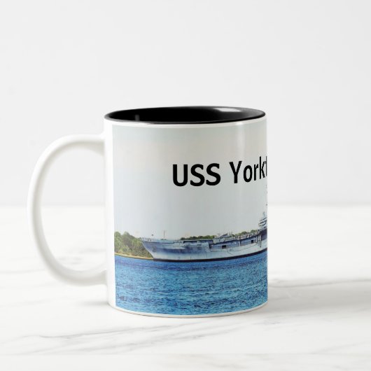 USS Yorktown Coffee Mug (Gauche)