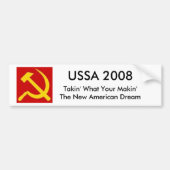 USSA 2008 BUMPERSTICKER (Voorkant)