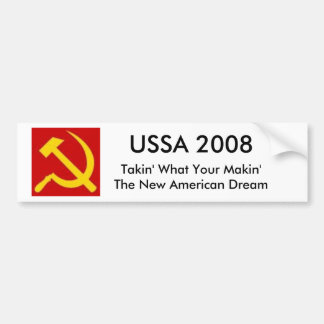 USSA 2008 BUMPERSTICKER