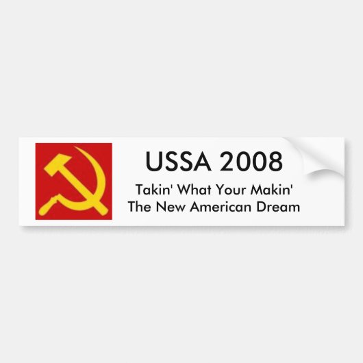 USSA 2008 BUMPERSTICKER (Voorkant)