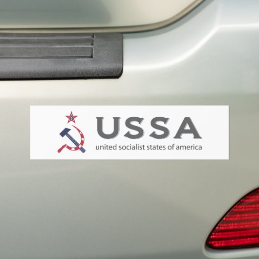 USSA BUMPERSTICKER (Op auto)