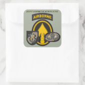 USSOC-STICKERS VAN DE JOINT COMMUNICATIONS UNIT VIERKANTE STICKER (Tas)