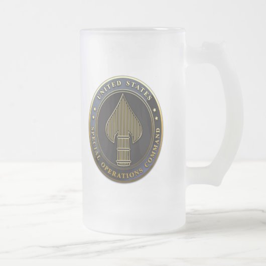USSOCOM Emblem Matglas Bierpul (Rechts)