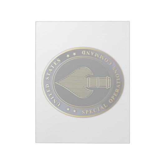 USSOCOM Emblem Notitieblok (Gedraaid)