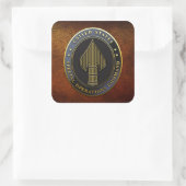 USSOCOM Emblem Vierkante Sticker (Tas)