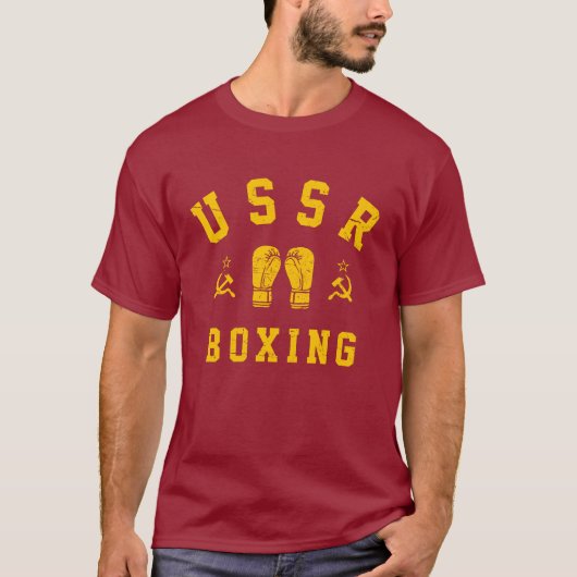 USSR Boxing T-shirt (Voorkant)