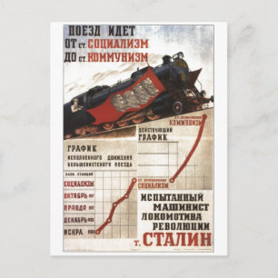 USSR CCCP Propaganda-Posters uit de Koude Oorlog S Briefkaart