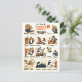 USSR CCCP Propaganda-Posters uit de Koude Oorlog S Briefkaart (Staand voorkant)