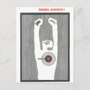 USSR CCCP Propaganda-Posters uit de Koude Oorlog S Briefkaart