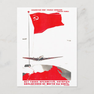 USSR CCCP Propaganda-Posters uit de Koude Oorlog S Briefkaart