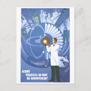 USSR CCCP Propaganda-Posters uit de Koude Oorlog S Briefkaart