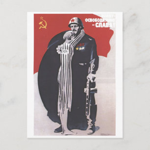 USSR CCCP Propaganda-Posters uit de Koude Oorlog S Briefkaart