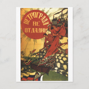 USSR CCCP Propaganda-Posters uit de Koude Oorlog S Briefkaart