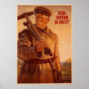 USSR CCCP Propaganda-Posters uit de Koude Oorlog S Poster