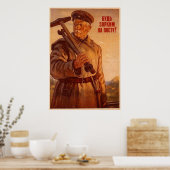 USSR CCCP Propaganda-Posters uit de Koude Oorlog S Poster (Keuken)