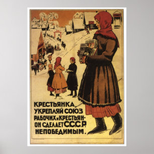 USSR CCCP Propaganda-Posters uit de Koude Oorlog S Poster