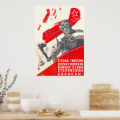 USSR CCCP Propaganda-Posters uit de Koude Oorlog S Poster (Keuken)