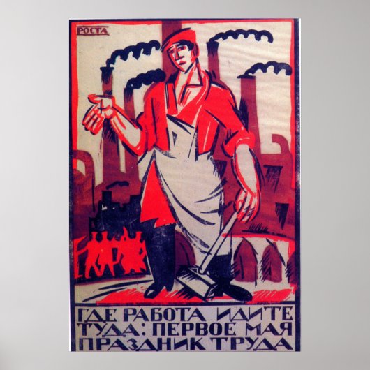 USSR CCCP Propaganda-Posters uit de Koude Oorlog S Poster (Voorkant)