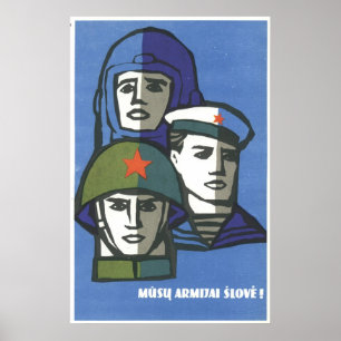 USSR CCCP Propaganda-Posters uit de Koude Oorlog S Poster