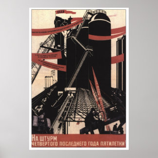 USSR CCCP Propaganda-Posters uit de Koude Oorlog S Poster