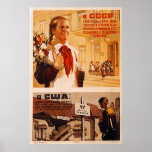USSR CCCP Propaganda-Posters uit de Koude Oorlog S Poster