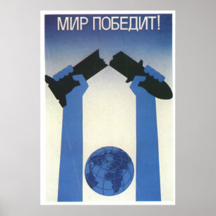 USSR CCCP Propaganda-Posters uit de Koude Oorlog S Poster