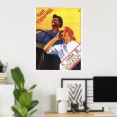 USSR CCCP Propaganda-Posters uit de Koude Oorlog S Poster (Thuiskantoor)