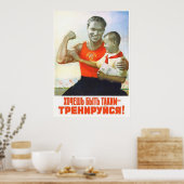 USSR CCCP Propaganda-Posters uit de Koude Oorlog S Poster (Keuken)