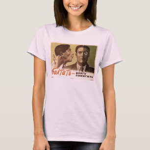 USSR CCCP Propaganda-Posters uit de Koude Oorlog S T-shirt