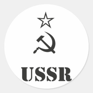USSR / CCCP / URSS RONDE STICKER