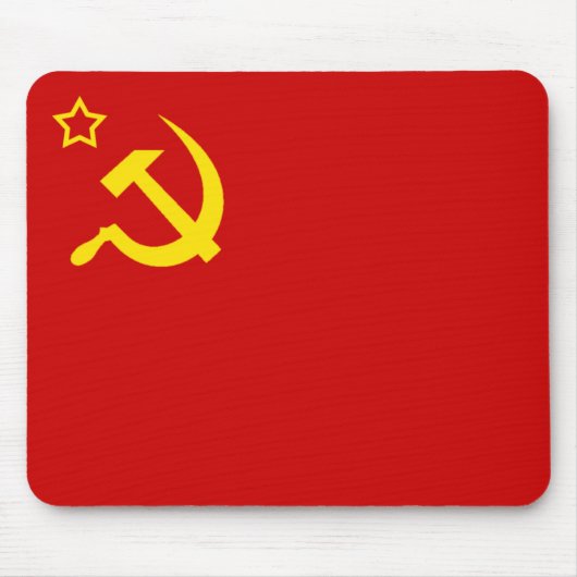 USSR Flag Mousepad Muismat (Voorkant)