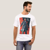 USSR, russisch, sovjet, propaganda, Lenin T-shirt (Voorkant volledig)