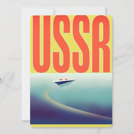 USSR Sovjet reisposter (Voorkant)