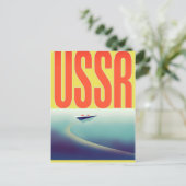 USSR Sovjet reisposter Briefkaart (Staand voorkant)