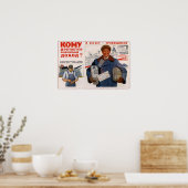 USSR Sovjet-Unie Antikapitalisme 1950 Poster (Keuken)