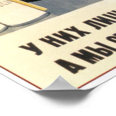 USSR Sovjet-Unie Antikapitalisme 1957 Poster (Hoek)