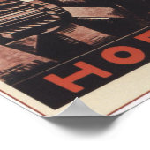 USSR Sovjet-Unie Spoorweg 1924 Poster (Hoek)