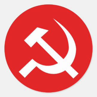 USSR-vlag Ronde Sticker