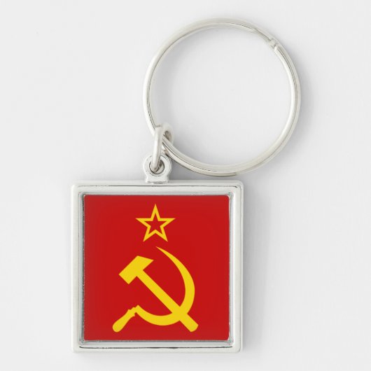 USSR-vlag Sleutelhanger (Voorkant)