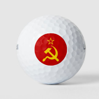 USSR - Vlag - Sovjetunie - vlag Golfballen
