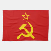 USSR - Vlag - Sovjetunie - vlag Theedoek (Horizontaal)
